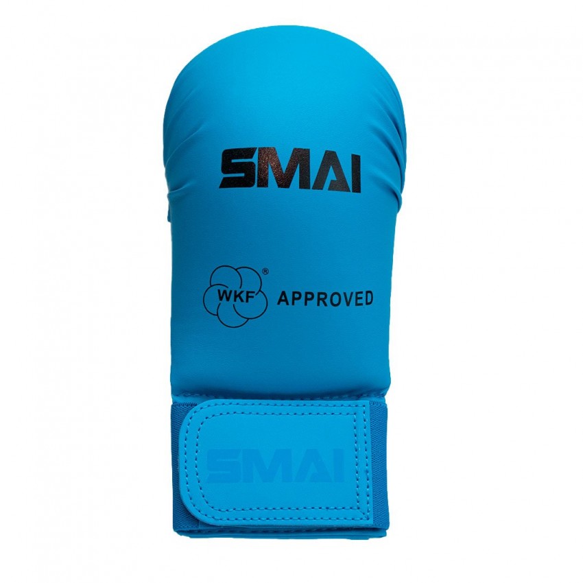 Перчатки для карате с лицензией WKF | синие | SMAI sm p101